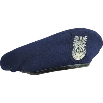 Klobouk ARMÁDNÍ ORIGINÁL POLSKO Baret tmavě modrý s orlicí LWP Polsko originál Velikost: 54
