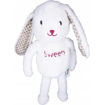 plyšák Králíček Sweety 38 cm bílý