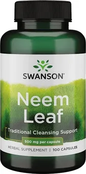 Přírodní produkt Swanson Neem Leaf 500 mg 100 cps.