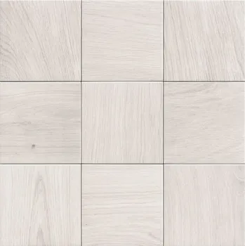 Dlažba MAINZU PATCHWOOD PT03083 20 cm x 20 cm x 0,9 cm bílá 1 m2