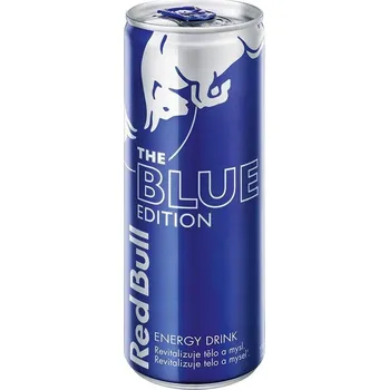 Energetický nápoj Red Bull The Blue Edition 0,25l plech