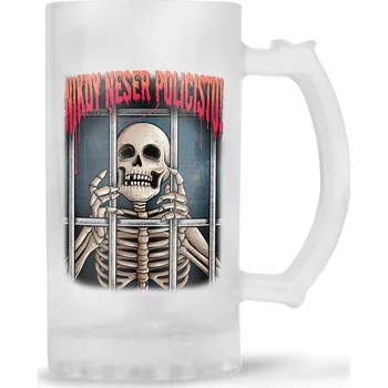 Sklenice Korbel Neser policistu