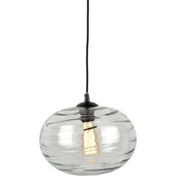 Šedé skleněné závěsné svítidlo, výška 21 cm Sphere - Leitmotiv ID_1461974