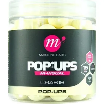 Nástraha Mainline plovoucí boilies High Visual Mini Pop Ups Crab IB Varianta: 15 mm (M13045)