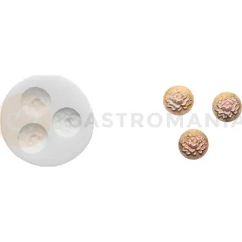 Kuchyňská sůl Silikonová forma na cukrovou hmotu ve tvaru malých květů - SLK356, 5x5 mm | SILIKOMART, SugarFlex