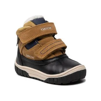 Dívčí obuv Sněhule Geox B Omar B.Wpf B B162DB 022FU C0296 M Hnědá 20