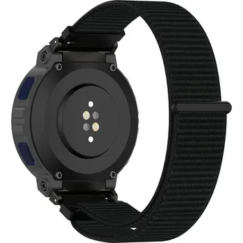 eses Nylonový řemínek na suchý zip pro Amazfit Active Edge - Černý