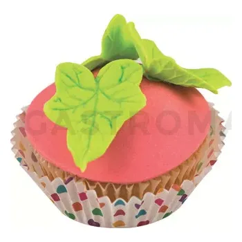 Kuchyňská sůl Oboustranná silikonová forma na cukrovou hmotu ve tvaru malých listů břečťanu - SLK817, 35x30 mm | SILIKOMART, SugarFlex