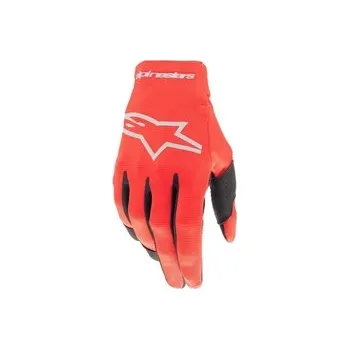 Moto rukavice Mx Rukavice Alpinestars Radar Gloves Mars Red / Silver, Velikost XXL