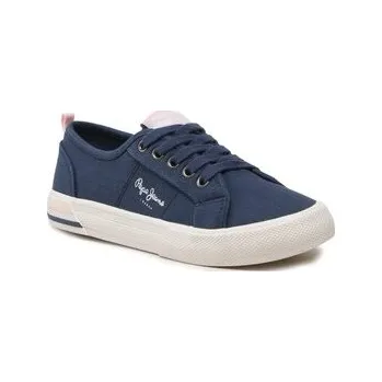 Dámské tenisky Pepe Jeans Tenisky Brady Basic G PGS30561 Tmavomodrá 32