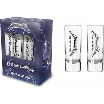 Sklenice sada štamprle, panák Metallica - Ride The Lightning