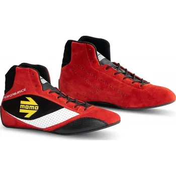 Moto oblečení MOMO Boty PERFORMANCE Červená 42