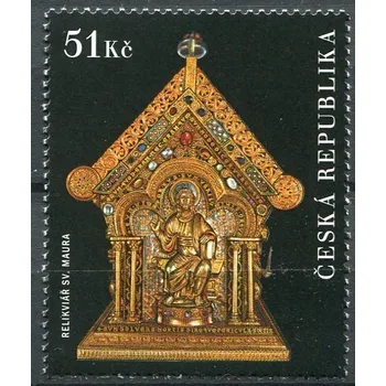 Poštovní známka Česká pošta (2009) č. 593 ** - Česká republika - Relikviář sv. Maura v Bečově nad Teplou