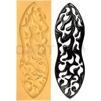 Kuchyňská sůl Silikonová forma na cukrovou hmotu nebo čokoládu v mystickém tvaru - 500x157x7 mm | SILIKOMART, SugarFlex Gold