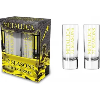Sklenice sada štamprle, panák Metallica - 72 Seasons