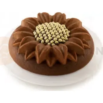 Kuchyňská sůl Forma na cukrovinky a dorty SFT252 GIRASOLE, slunečnice 26x7 cm | SILIKOMART, Celebration