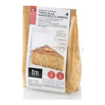 Farmaceutická surovina Mandlovo-mrkvové těsto, torta alle mandorle e carote, hotový mix, 400 g | SILIKOMART, i78 Ingredients