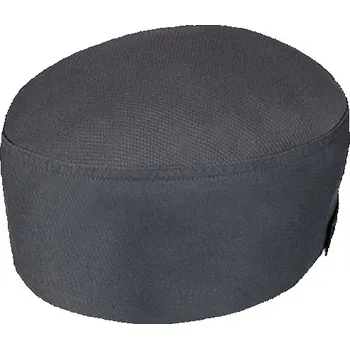 Gastro oděv Karlowsky Kuchařská čepice se síťovanou vložkou KY136 Anthracite (ca. Pantone 7540C) one size