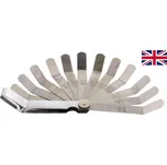 Ventilové - spárové měrky zahnuté, palcové 0.008"- 0.026", 12 listů