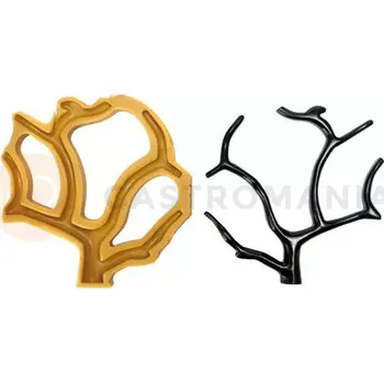 Čokoládová tyčinka Silikonová forma na cukrovou hmotu nebo čokoládu ve tvaru větví - 240x240x22 mm | SILIKOMART, SugarFlex Gold