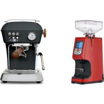 Kávovar Ascaso Dream PID, Anthracite + Eureka Atom 60, ferrari red