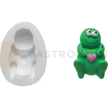 Kuchyňská sůl Silikonová forma na cukrovou hmotu ve tvaru žáby - SLK178, 33x49 mm | SILIKOMART, SugarFlex
