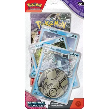 Karetní hra Pokémon TCG: SV05 Temporal Forces - Premium Checklane Blister booster Baxcalibur