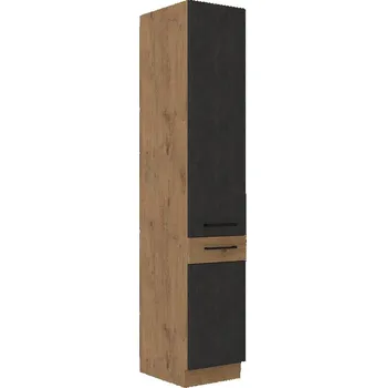 Šatní skříň LEMPERT Potravinová skříň VIKTORIE grafit mat 38 (40 cm)