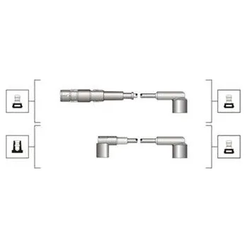 Zapalovací kabel Sada kabelů pro zapalování MAGNETI MARELLI MSQ0048