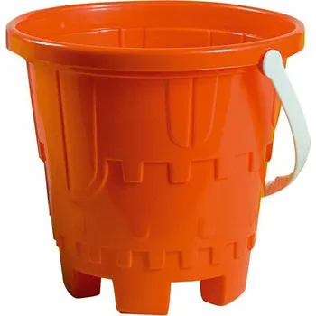 Hračka na písek Androni (11-0405-0000-1) Kyblík hrad - průměr 17 cm - červená