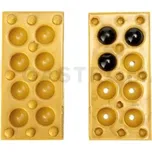 Silikonová forma na cukrovou hmotu nebo čokoládu ve tvaru hladké koule - 60 mm | SILIKOMART, SugarFlex Gold