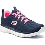 Sneakersy Skechers Get Connected 12615/NVHP Tmavomodrá 36
