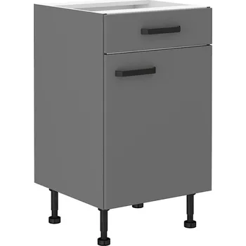 Koupelnový nábytek LEMPERT Dolní skříňka NESSY - antracit 8 (50 cm)