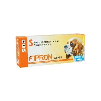 Antiparazitikum pro psa Fipron 67mg Spot-On Dog S sol 3x0,67ml