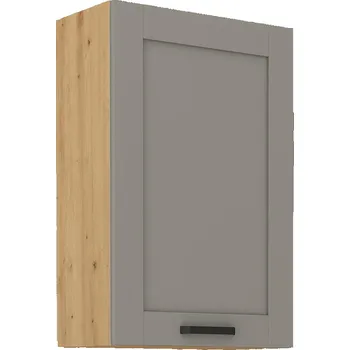Kuchyňská skříňka LEMPERT Horní skříňka LUNY 40 (60 / 90 cm) claygrey / dub artisan