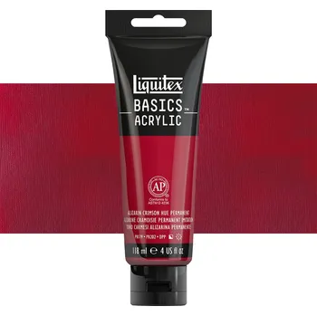 Výtvarná barva Akrylová barva Liquitex Basics - Alizarin Crimson Hue Permanent Balení: 118 ml