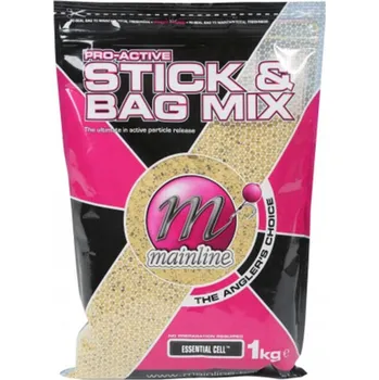 Nástraha Mainline vnadící směs Pro Active Stick & Bag Mix 1 kg Varianta: Essential Cell (M06015)