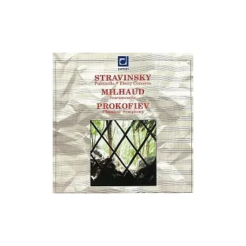 Česká hudba Stravinskij, Milhaud, Prokofjev: Pulcinella, Ebony - Scaramouche - Symfonie č. 1