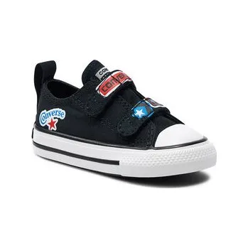 Pánská móda Converse Plátěnky Chuck Taylor All Star Easy On Sticker Stash A06359C Černá 20