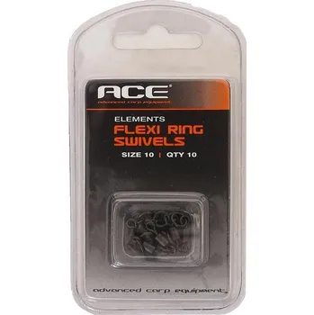 ACE obratlíky s kroužkem Flexi Ring Swivel 10 ks Varianta: vel. 10 (ACC035)