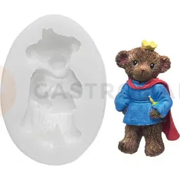 Kuchyňská sůl Silikonová forma na cukorovou hmotu ve tvaru medvídka rytíře - SLK232, 67x32 mm | SILIKOMART, SugarFlex