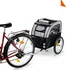 Přívěsný vozík pro psa Karlie Doggy Liner Amsterdam 59 x 73 x 109 cm černý/šedý