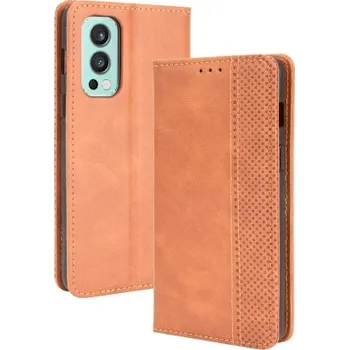Pouzdro na tablet VSECHNONAMOBIL 33848 BUSINESS Peňaženkový kryt OnePlus Nord 2 5G hnědý