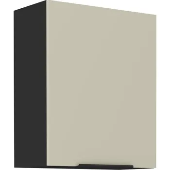 Kuchyňská skříňka LEMPERT Horní skříňka ARINA 22 (60 / 72 cm) - černá / kašmír