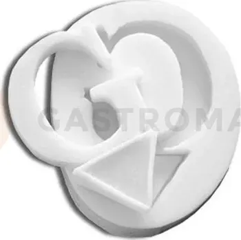 Kuchyňská sůl Silikonová forma na cukrovou hmotu ve tvaru písmene G - SLK089, 52x35 mm | SILIKOMART, SugarFlex