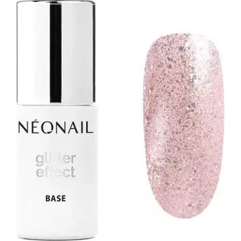 Lak na nehty NeoNail báze Glitter effect Rose Twinkle 7,2ml