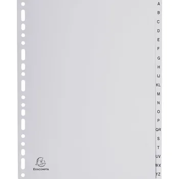 Rejstřík - rozdružovač abecední A-Z MAXI polypropylen
