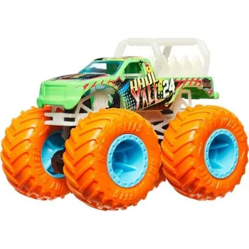 autodráha Hot Wheels® Monster Trucks Svítící ve tmě HAUL Y'ALL, Mattel HVH78