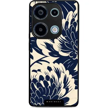 Pouzdro na mobilní telefon Lesklý kryt Mobiwear Glossy - Xiaomi Redmi Note 13 Pro 4G / Poco M6 Pro 4G - GA40G Modré a béžové květy (Prémiové lesklé pouzdro, obal, kryt Mobiwear Glossy na mobil Xiaomi Redmi Note 13 Pro 4G / Poco M6 Pro 4G - GA40G Modré a béžové květy, materiál Plast
