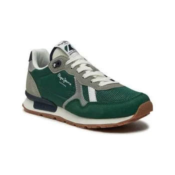 Dámské tenisky Sneakersy Pepe Jeans Brit Young B PBS40003 Zelená 32